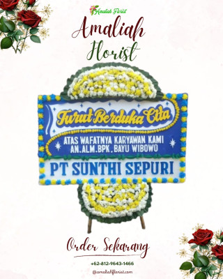 Papan Bunga Duka di Muko Muko