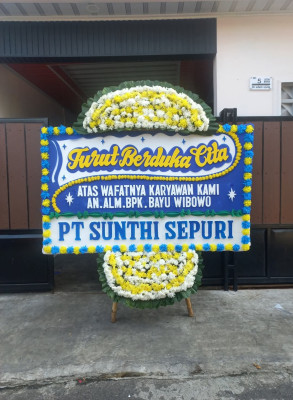 Papan Bunga Duka di Muko Muko